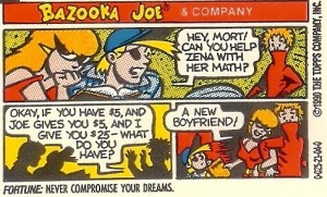 Bazooka Joe Brand Comic