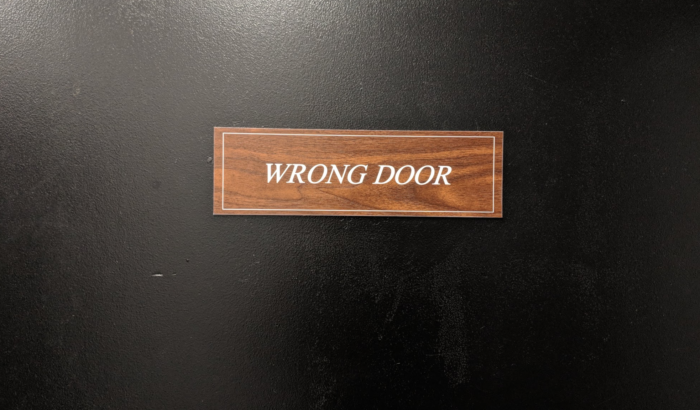 Wrong Door Image