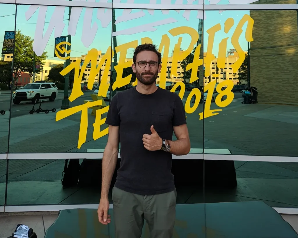 picture of author being bad at marketing